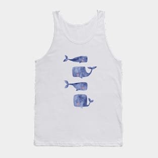 Blue Whales Tank Top